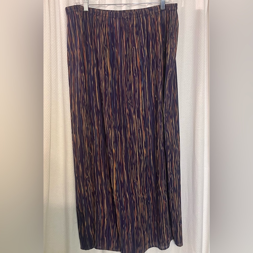 Multicolor Striped Women's Skirt